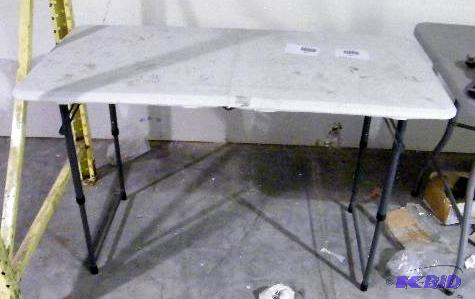 White Folding Table - Made by Lifetime - 48&q...