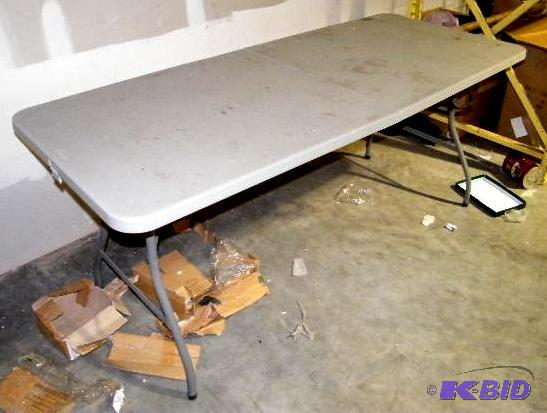 White Folding Table - Made by Lifetime - 72&q...