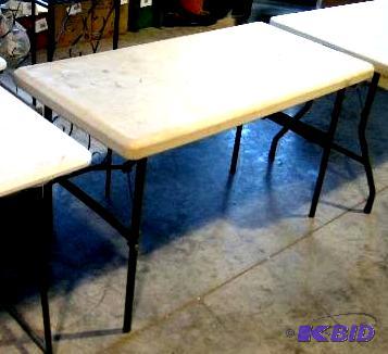 White Folding Table - Made by Lifetime - 48&q...
