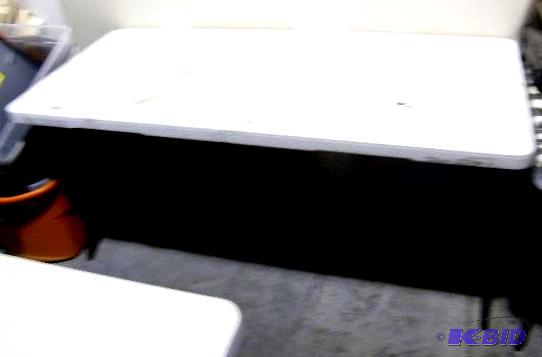 White Folding Table - 27 12&quot w x 60&quo...