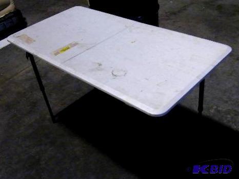 White Folding Table - Made by Lifetime - 48&q...
