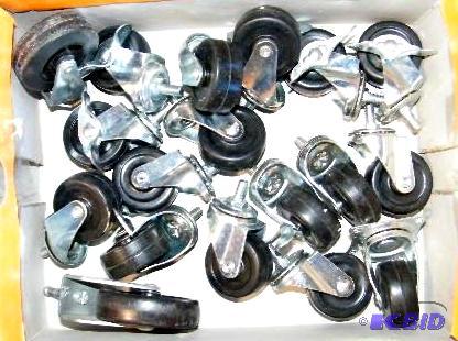 Lot of Heavy Duty Caster Wheels - 18 total...