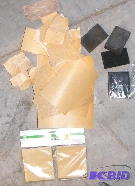Lot of Sandpaper and Sanding Blocks - Two of ...