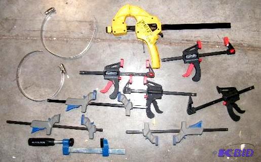 Mixed Lot of Clamps - 9 clamps - 2 harnesses...