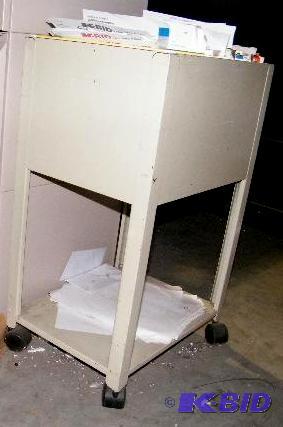 Rolling File Cabinet - 18 x 13.5 x 28&quot h...