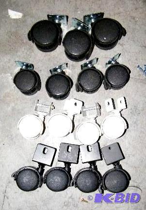 Lot of Wheels - (1) set of 4 white - (1) set ...