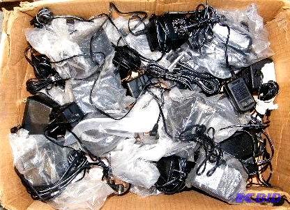 Large Box of Power SuppliesChargers - 25 plu...