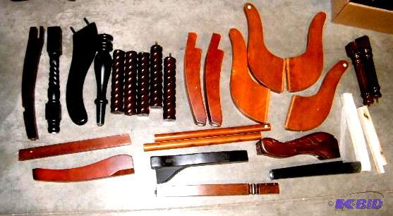 Miscellaneous Leg Lot - Four maple legs for a...