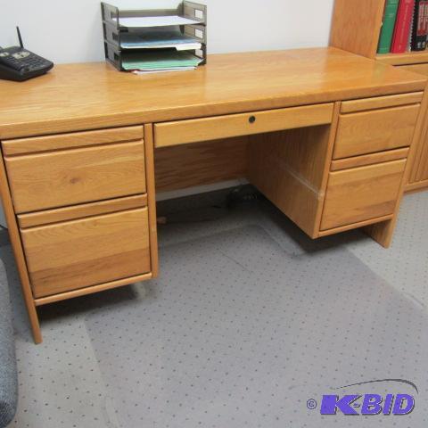 Oak Office Desk