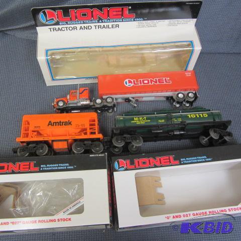 Lionel Truck, Tank & Ore Cars