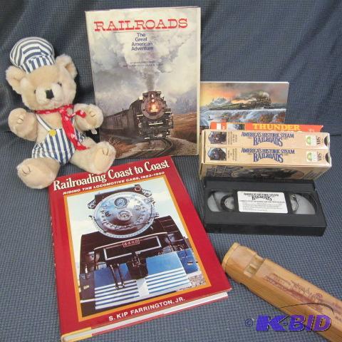 Railroad Books, VHS, Whistle