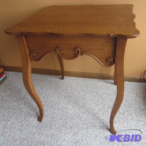 Antique Oak Parlor Table