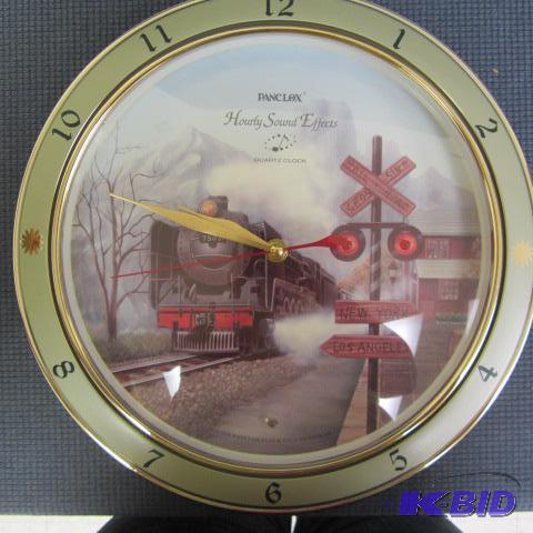 Train Clock with Sound Effects