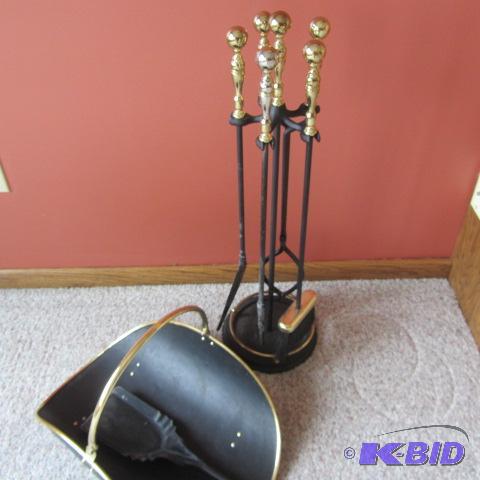 Fireplace Tools & Holder