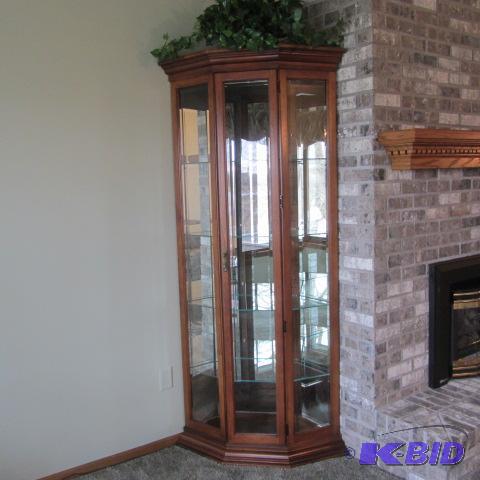 Beautiful Corner Curio Cabinet