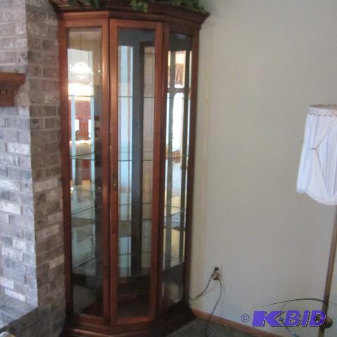 Beautiful Corner Curio Cabinet