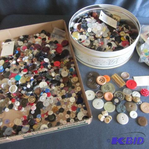 Vintage Sewing Buttons