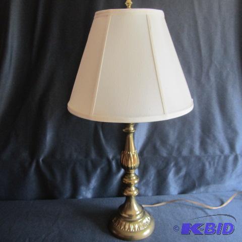 Polished Brass Table Lamp