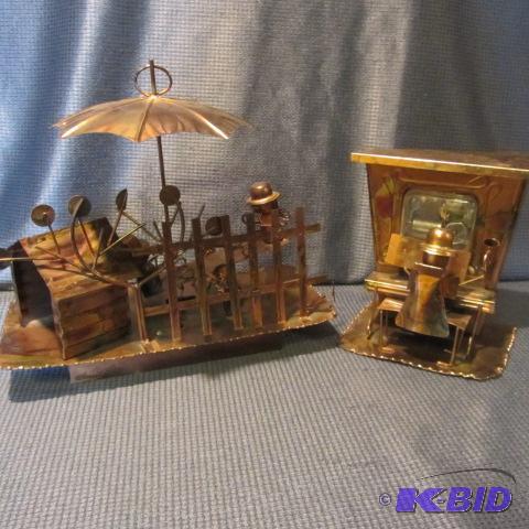 Copper Art Animated Music Boxes