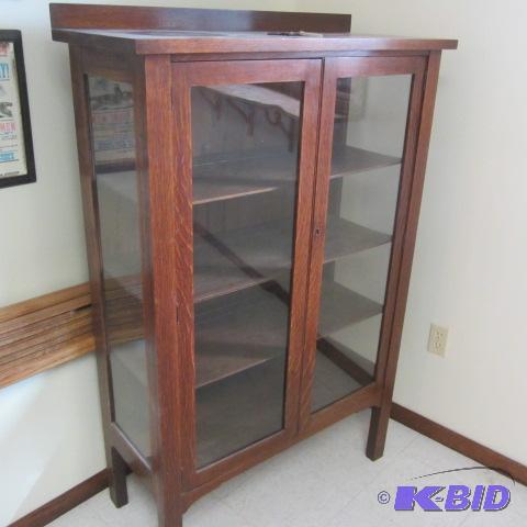 Mission Oak China Cabinet