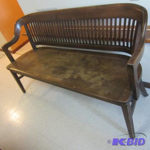 Antique Office Bench