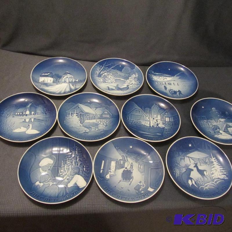 B&G Christmas Plates