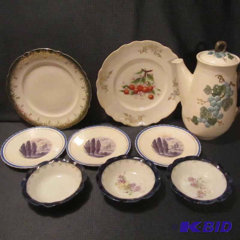Coffee Server, Plates, Dishes