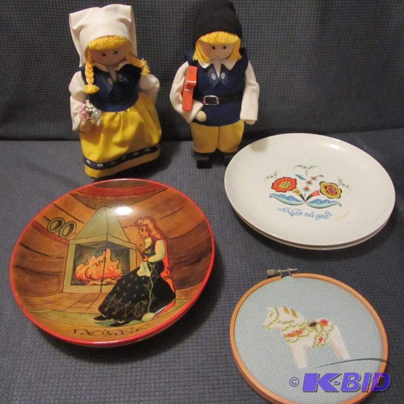Swedish Dolls, Plates