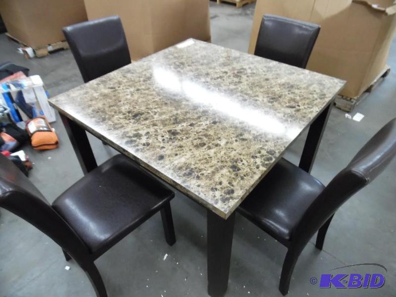 Table and 4 chairs