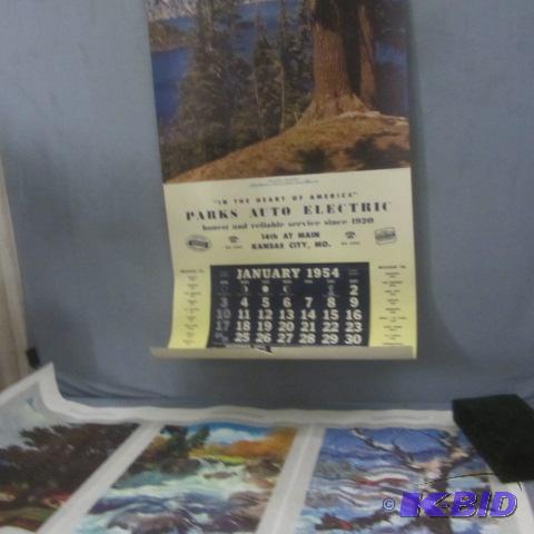 America Calendar Prints
