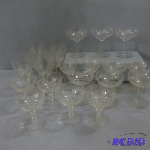 Fancy Glass Stemware