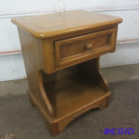 Oak Bedside Table