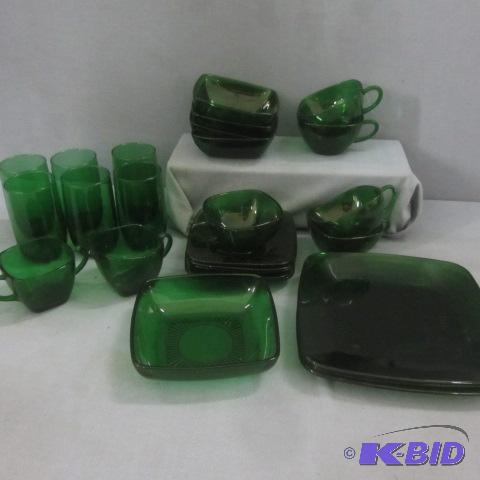 Forest Green Dinnerware