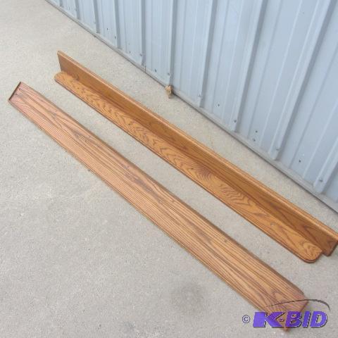 Oak Plate Shelves