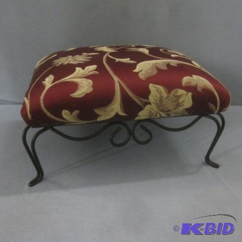 Cloth Covered Foot Stool