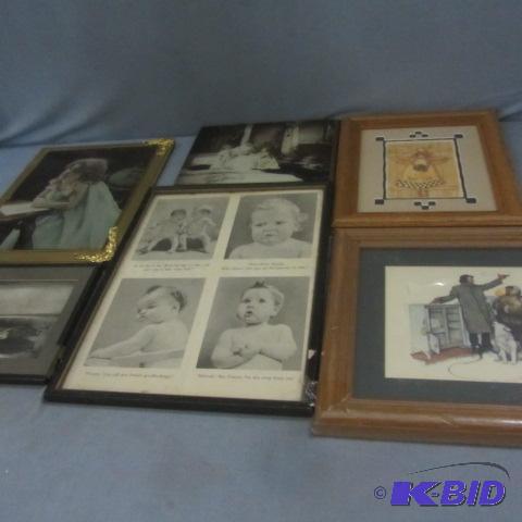Vintage Prints in Frames