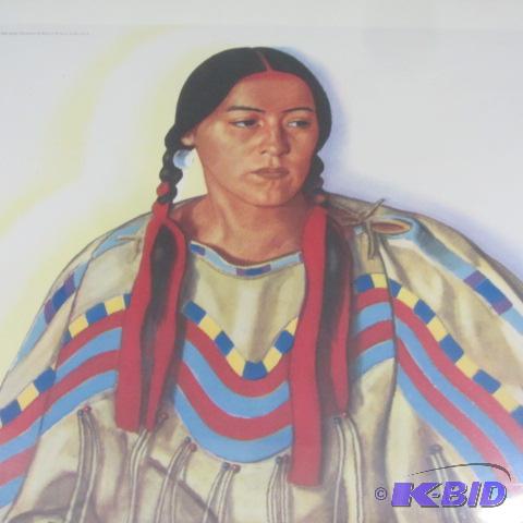 Blackfoot Indian Princess Print