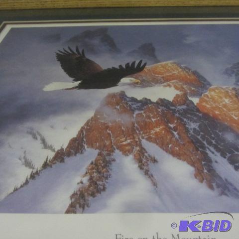 Eagle & Mountain Print