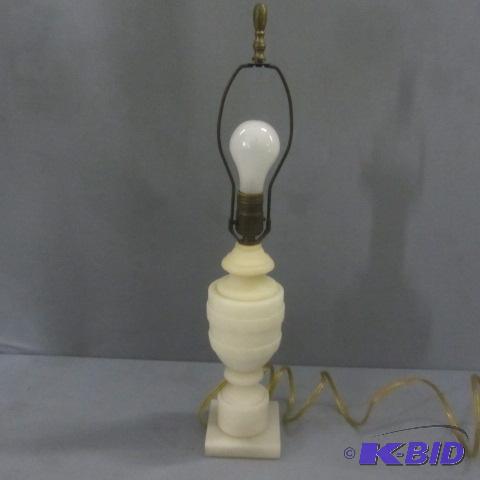 White Marble Table Lamp