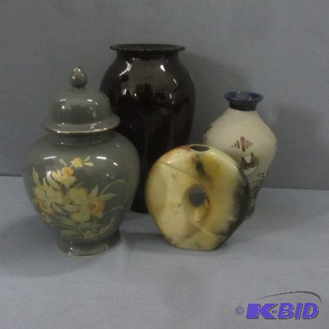 Glass Vases, Ginger Jar