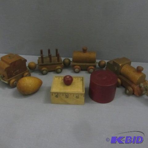 Wood Train Set, Keepsake Box