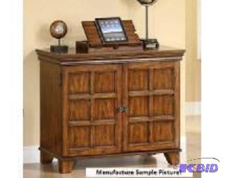 lot 101 image: Whalen Belhaven Workstation - Hardwood constr...