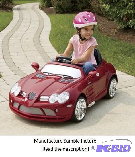 lot 11 image: Mercedes Benz Red Kids Ride On Sportscar - Ev...