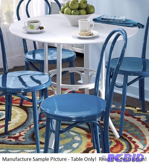 lot 6 image: Ariel White Dining Table - Table Only - The ...