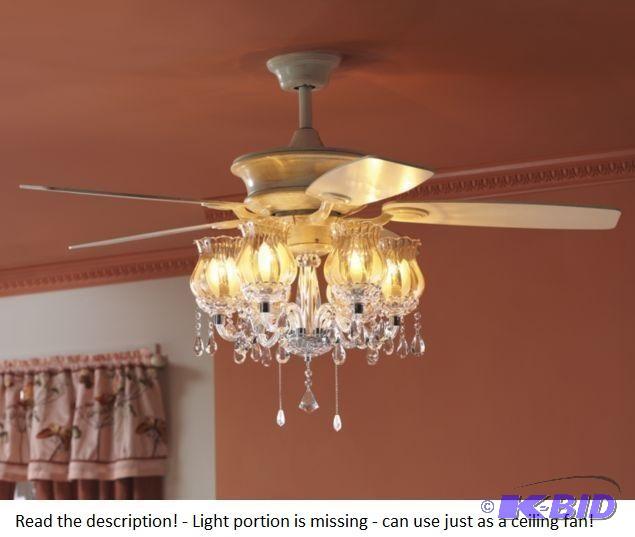 lot 64 image: Romantic Ceiling Fan - Cool your room while k...