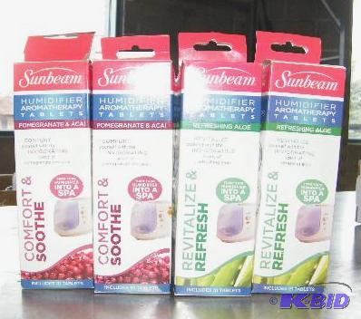lot 72 image: Sunbeam Humidifier Aromatherapy Tablets - Pom...