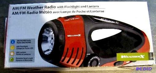 lot 74 image: Weather X Stream AMFM Radio with&nbspFlashl...