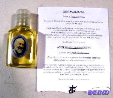 lot 87 image: Spiritual Oil - Blessed by&nbspSaint Padre P...
