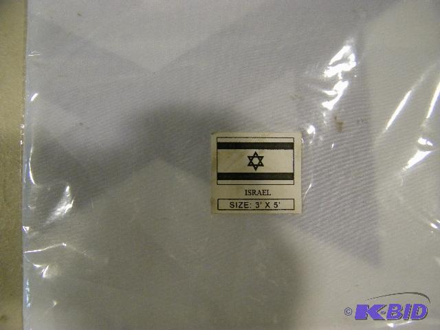 lot 91 image: Israel Flag - 3 x 5 - New In PackageNever ...