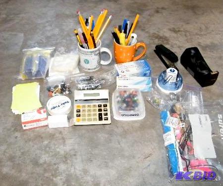 lot 98 image: Large Office Supplies Lot - Two coffee cups f...